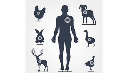 7 of creative moving target vector material