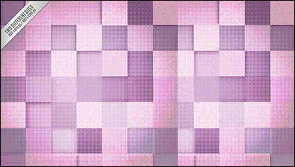 Purple checkered background design vector material