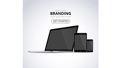 Apple brand electronic products vector material