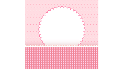 Pink background vector text