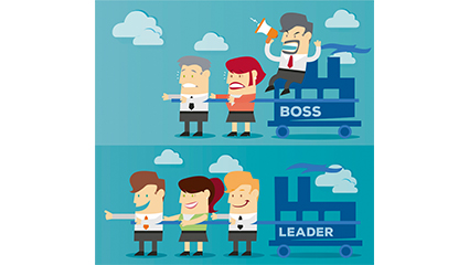 2 groups of characters in the team design vector