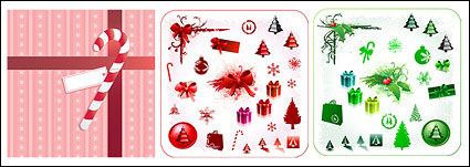 Christmas theme of the material