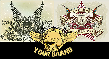 the trend of T-shirt Vector Illustration material