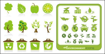 green icon vector material
