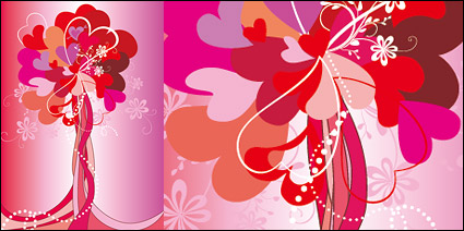 Heart-shaped vector material mushroom