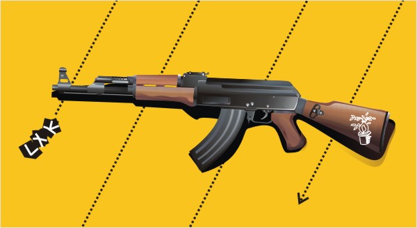 Vector AK47 rifles