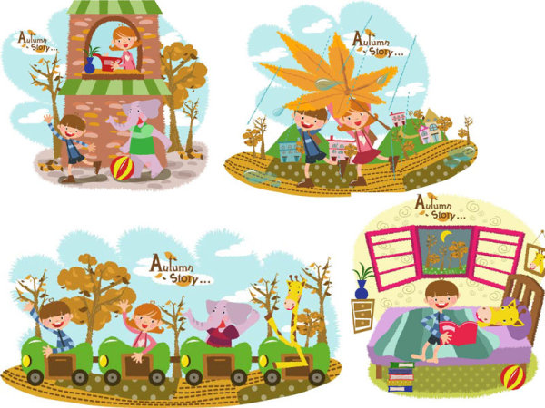 Autumn Tale vector 8