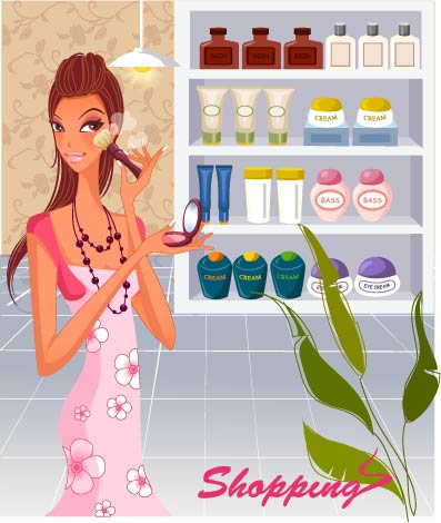 women shopping fashion material-2