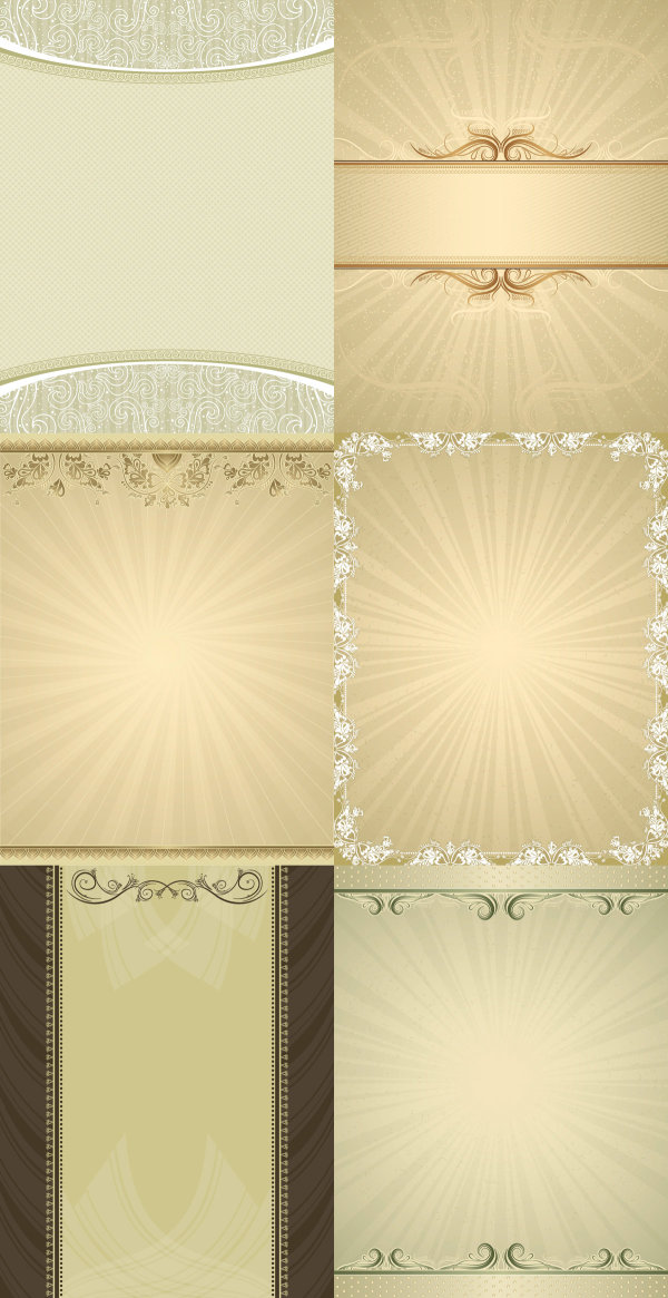 Elegant background pattern vector material