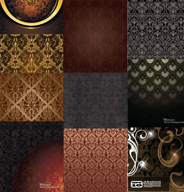 European gorgeous shading pattern