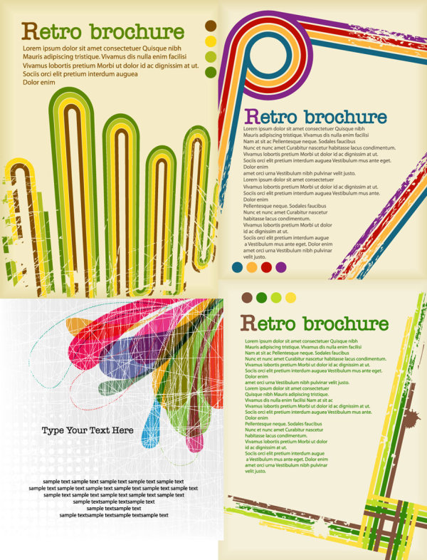 Nostalgia background vector material
