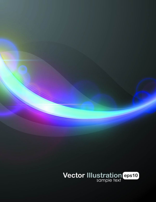 Cool halo background vector material -2