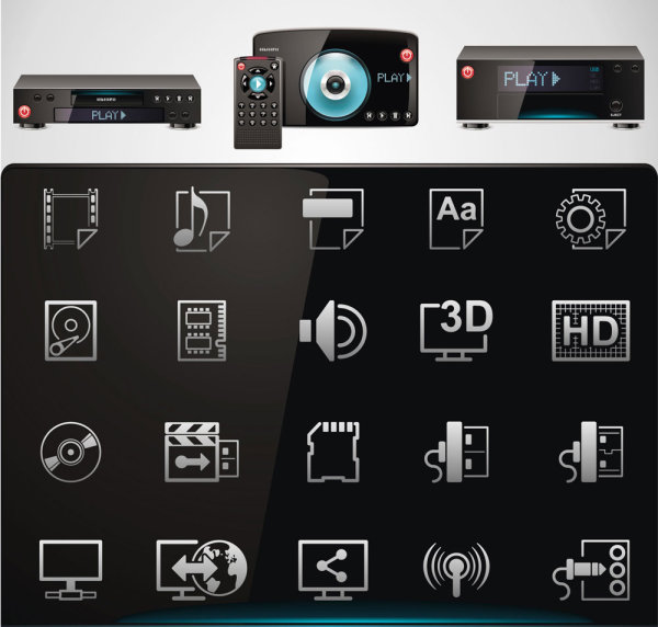 Technology icon 01 - vector