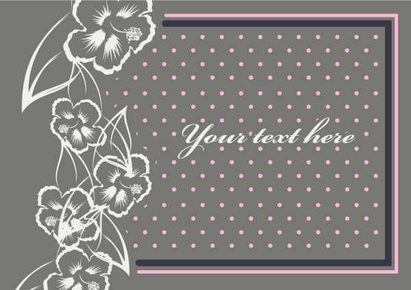 Fine pattern border background 09 - vector