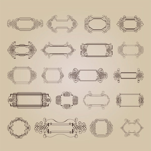 Exquisite decorative pattern 03 - vector