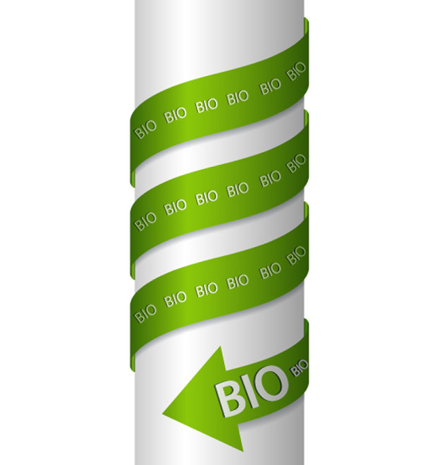 The green stereo instructions label 04 - vector material