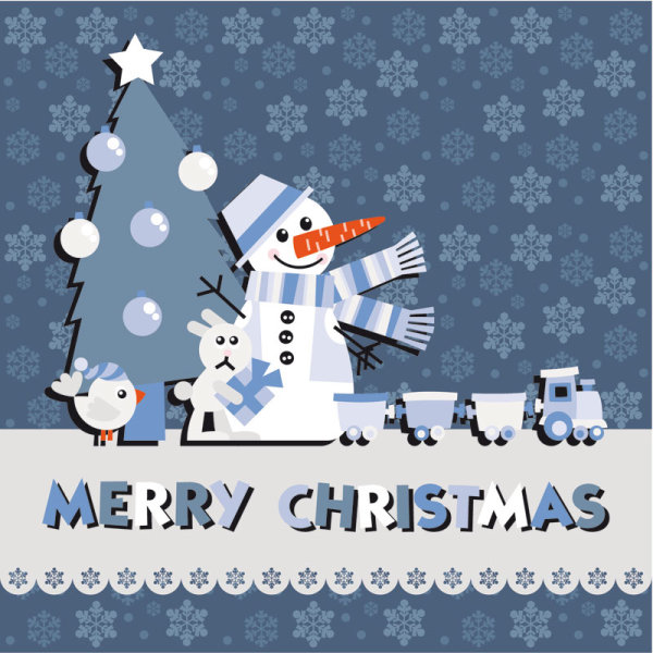 Christmas notes stickers 03 - vector material
