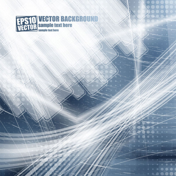 Brilliant dynamic flow line background 01 - vector