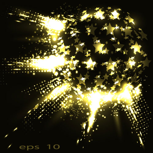 Resplendent background 03 - vector material