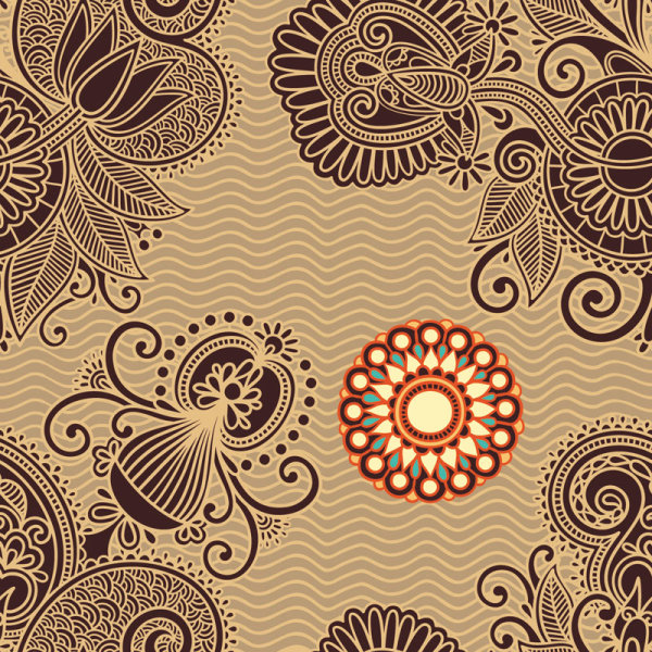 Ham pattern background 05 - vector material