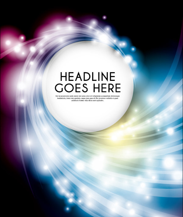 Das helle Halos background 02 - Vektor Material