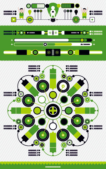 Graphical icons 02 - vector material