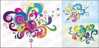 Colorful elements of the trend vector