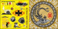 Phoenix Chinese traditional elements of the vector material