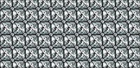 Vector diamond tile background material