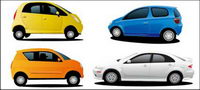 4 car vector material