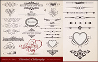 Delicate lace pattern elements