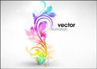 Symphony fashion pattern vector material -5