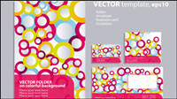 Ring elements of the background pattern 01 - Vector