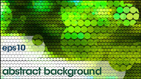 Bright mosaic design background vector -1