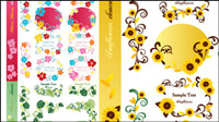 Lovely lace vector material
