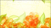 Colorful flowers background 05 - vector material