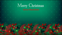 Beautiful Christmas background 04 - vector material