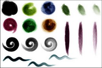 AI Vector ink strokes