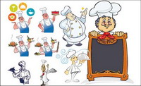 Chef Series Vector material