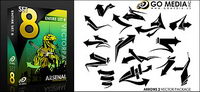Go Media produced vector material (set8) -arrow