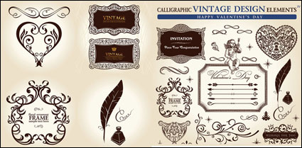 European classical pattern vector material