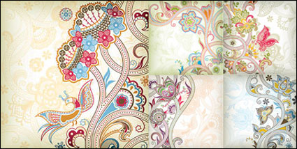 Particular butterfly pattern vector