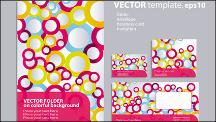 Ring elements of the background pattern 01 - Vector