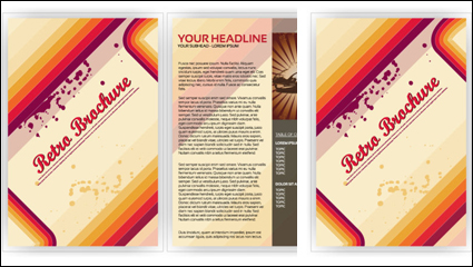 Foreign album plate layout 04-- vector material