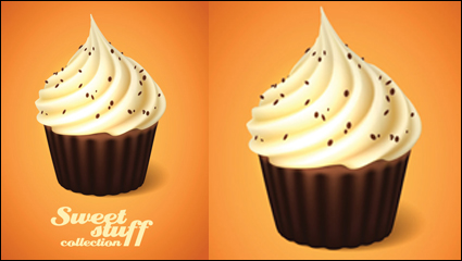 The desserts material 03 - vector