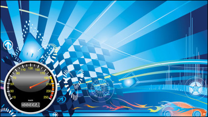 Racing theme background pattern 01 - vector