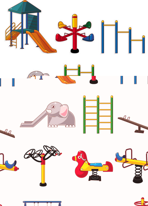 Lovely fitness equipment - vector material