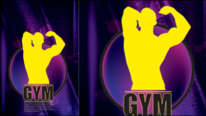 Hercules silhouette vector material -2