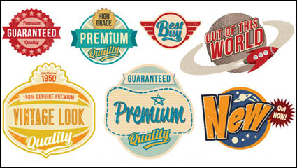 The trend of the retro label vector