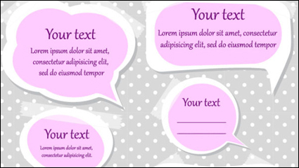 Simple dialog box 03 - vector material